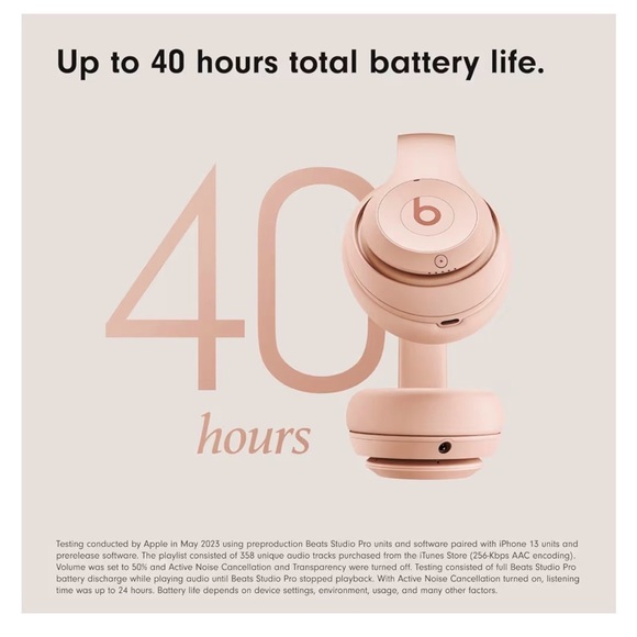 Over-Ear Headphones - Pink - Picture 3 of 9